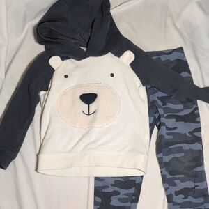 Carter's Kids Bear Hoodie Set